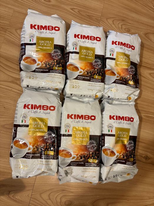 Kawa ziarnista kimbo aroma gold 1kg 6op