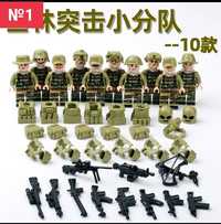 Фигурки LEGO (военные, спецназ) человечки конструктор