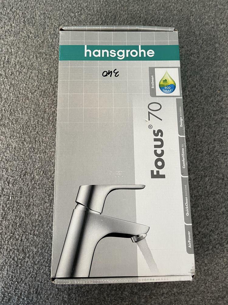 Hansgrohe bateria umywalkowa  srebrna