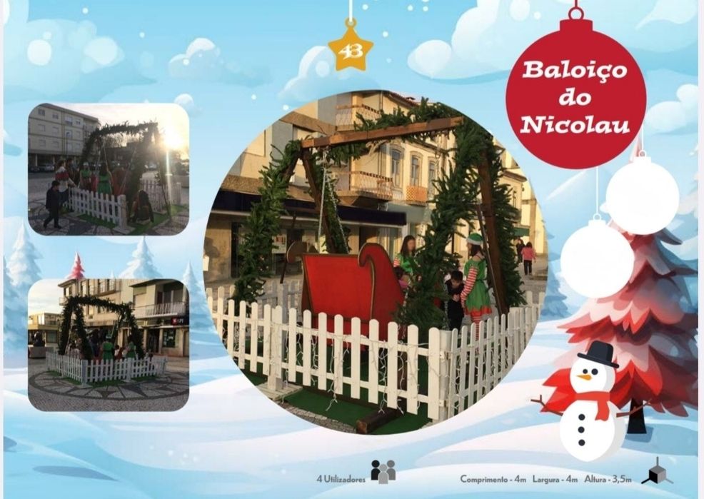 Decorações Natalícias para eventos:- Equipamentos