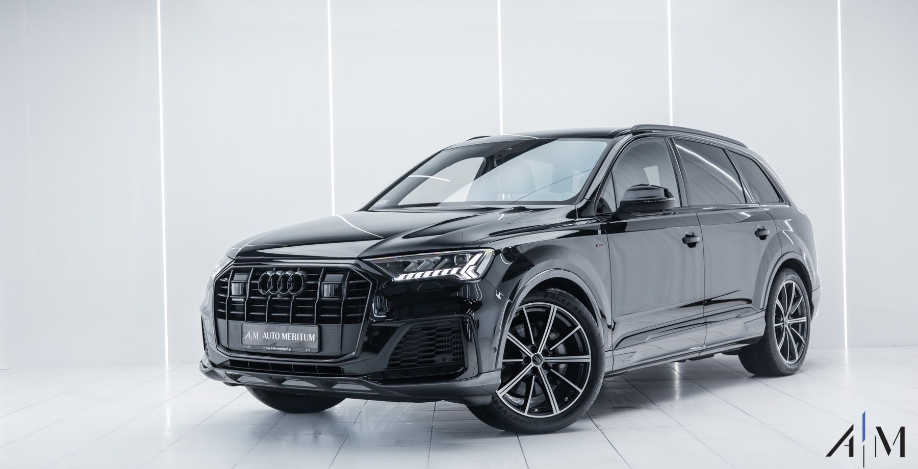 Audi Q7 Salon PL, S-Line, Matrix, Wentylowane fotele, Soft Close, FV23%