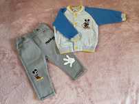 Bluza bejsbolówka SMYK Cool Club motyw Myszka Mickey rozmiar 74