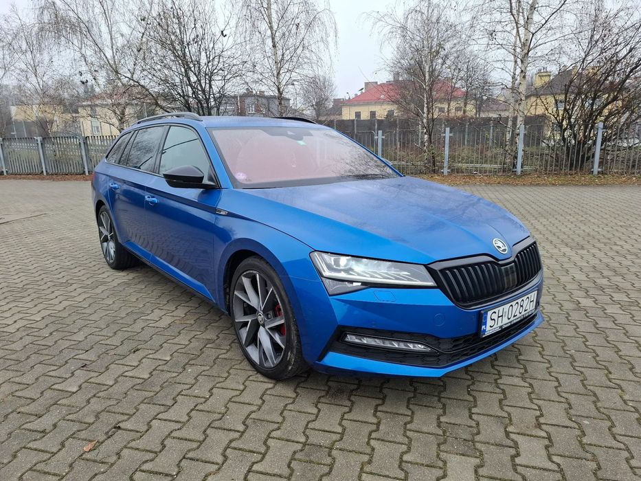 Skoda Superb Superb SportLine Black DSG Super stan Serwis Opłaty Zadbana
