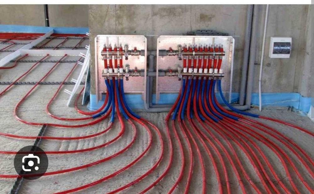 Теплый пол, водяной.