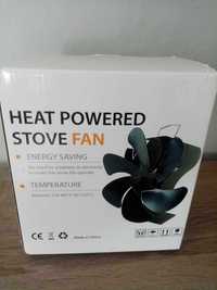 Wentylator Kominkowy Stove Fan Czarny