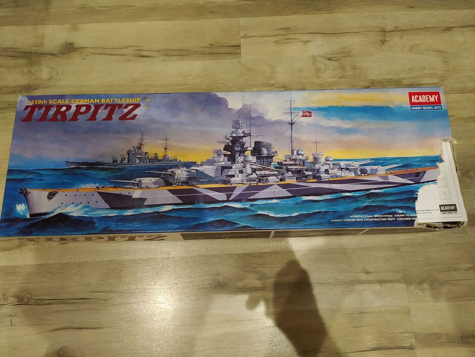 Tirpitz 1/350 ZESTAW dodatków plus model GRATIS!!!
