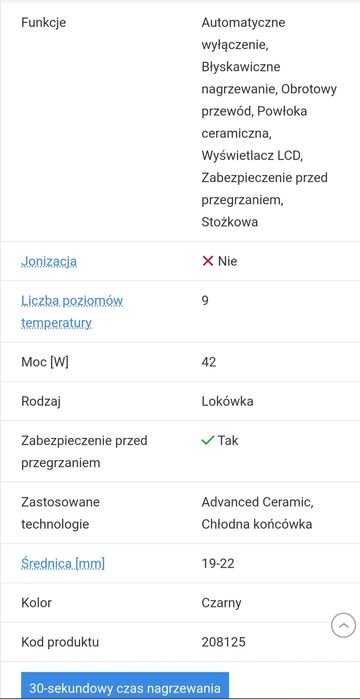 Lokówka firmy Remington