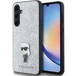 Etui Karl Lagerfeld Fixed Glitter Ikonik Logo Metal Pin na Samsung Gal
