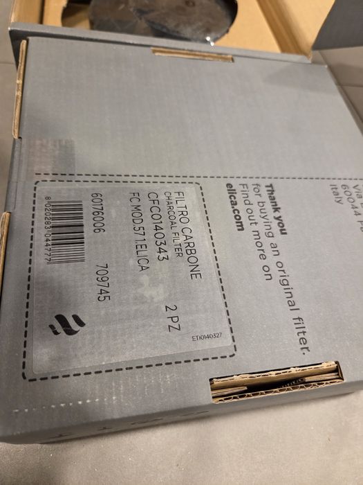 Filtr / filtry węglowy / węglowe  Elica CFC 014_0353 do okapu, dwa kom