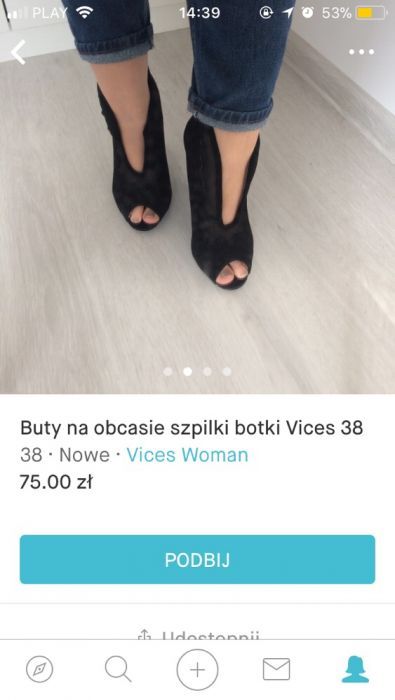 Szpilki buty na obcasie Vices 38