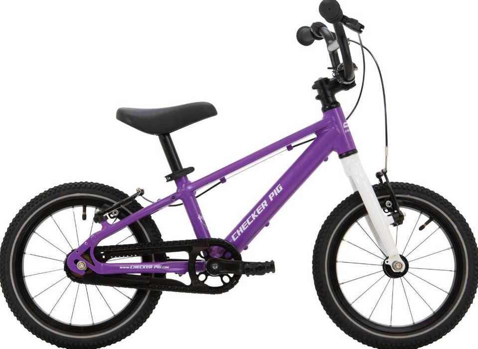 Nowy rower dziecięcy Checker Pig Checker Lite 14 Fioletowy, gwar., FV