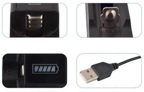 PUJIMAX LU102 USB зарядное устройство для аккумуляторов с кабелем