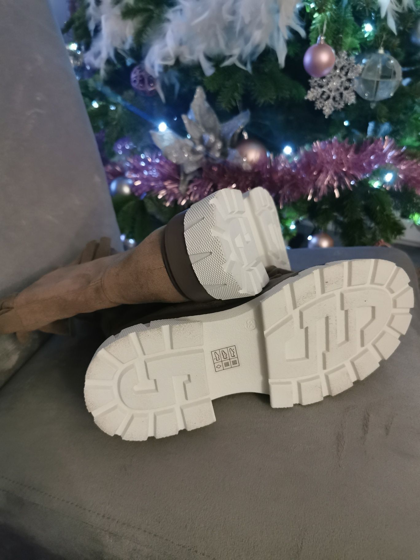WORKERY trapery TAUPE beż brąz NOWE r. 39