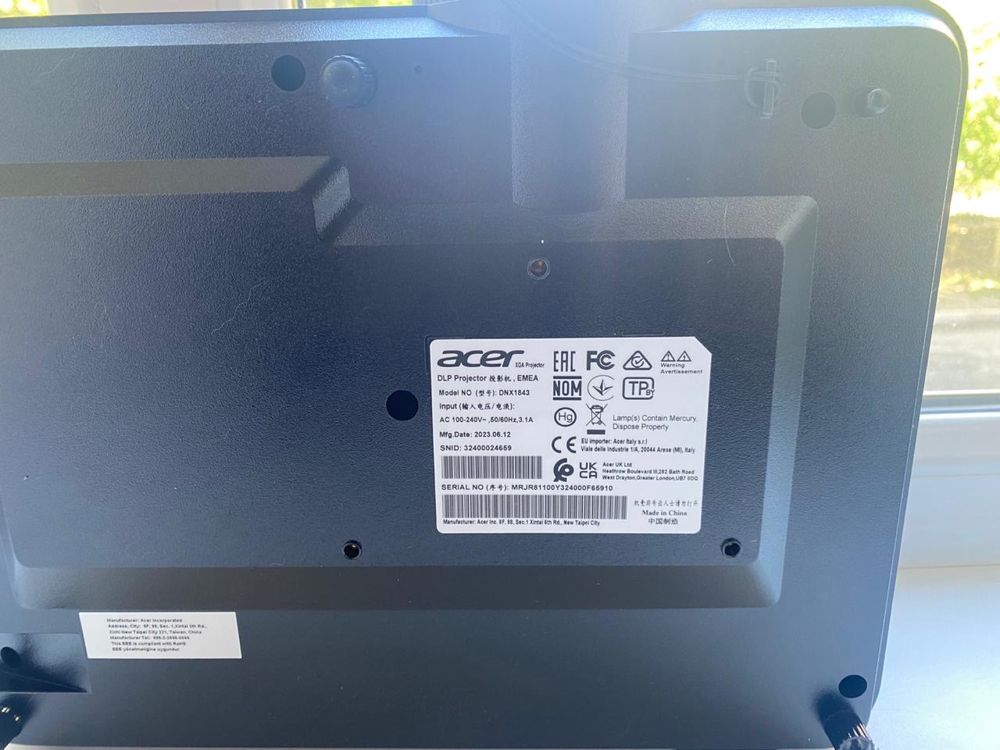 Проектор Acer X1384 новый.