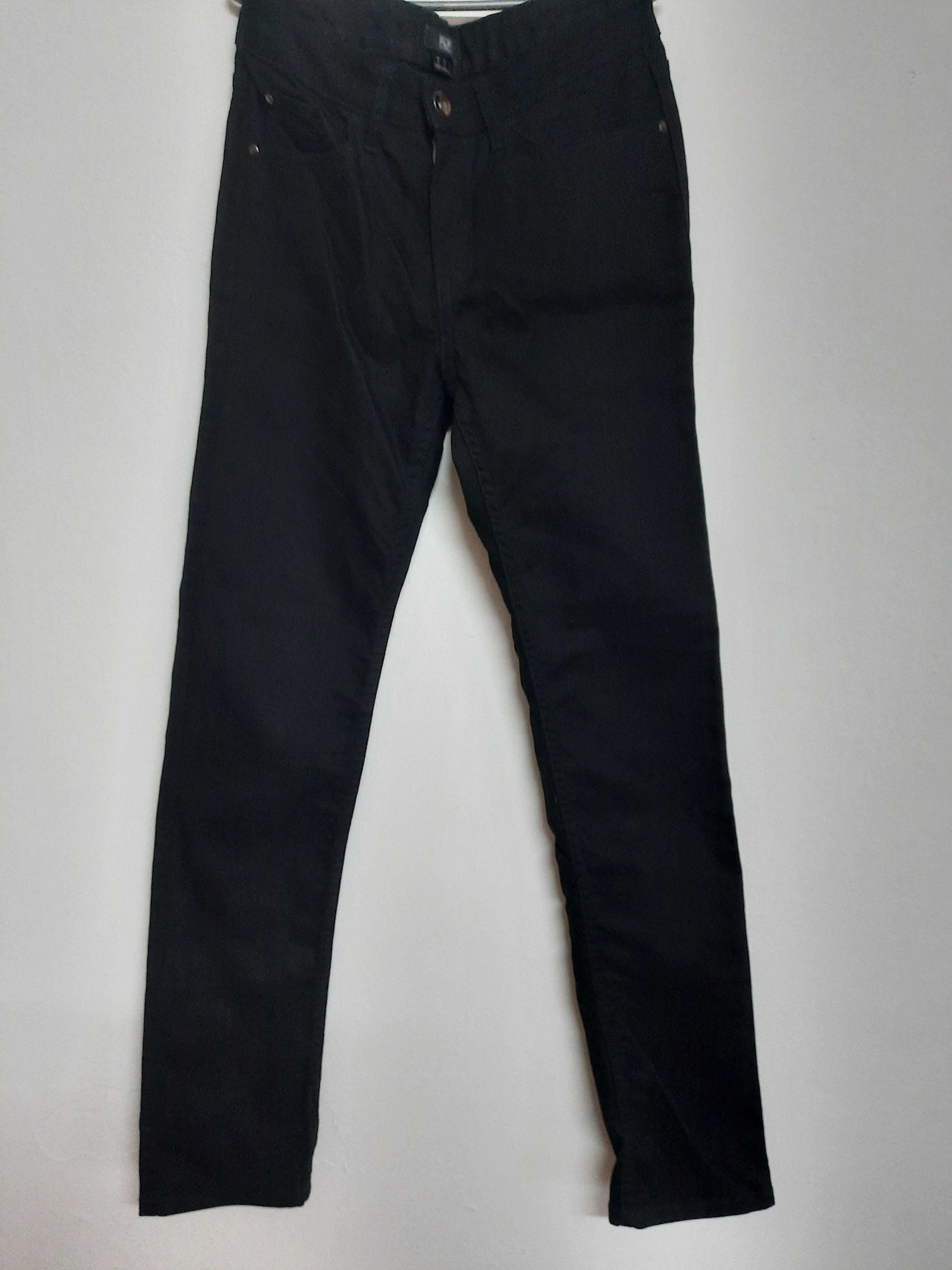 Czerne jeansy 34 xs