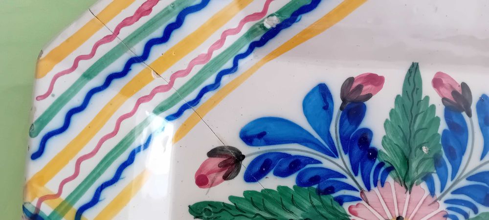 Travessa Artesanal de Faiança Antiga