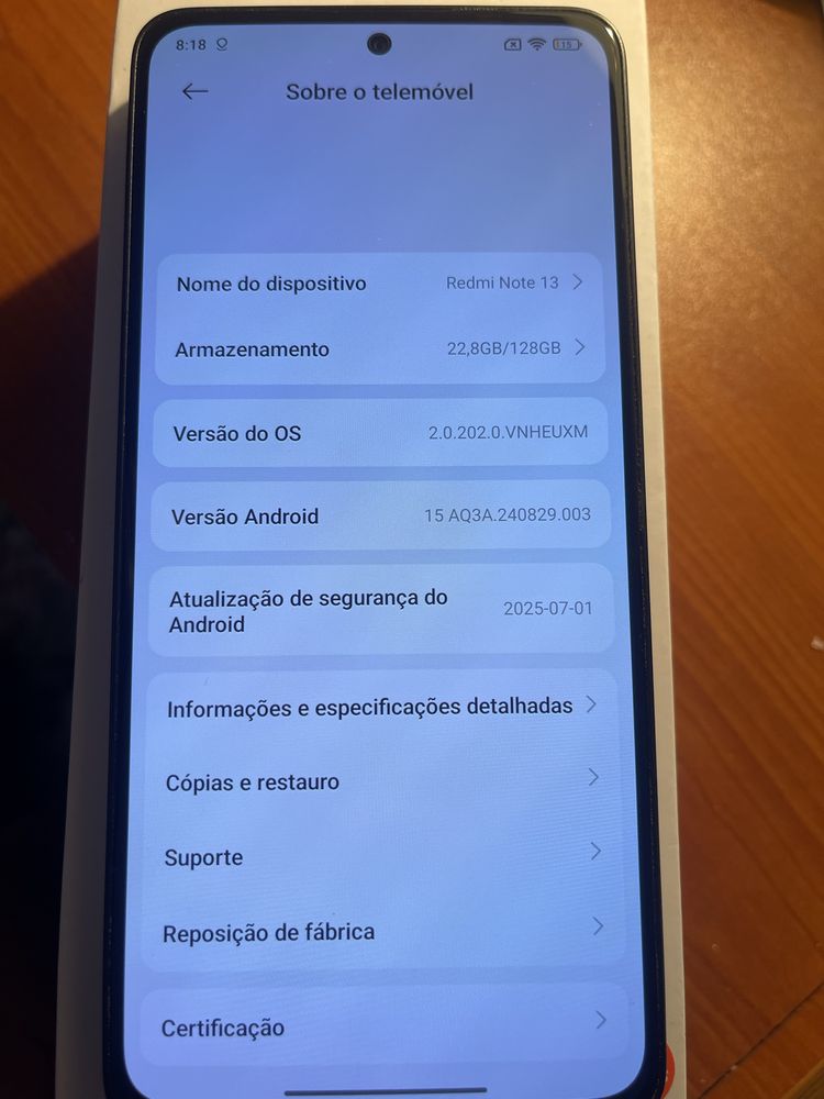 ORedimi note 13 4g