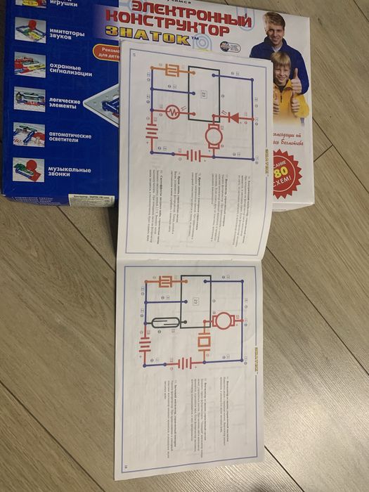 Електронний конструктор "Знаток", 180 схем