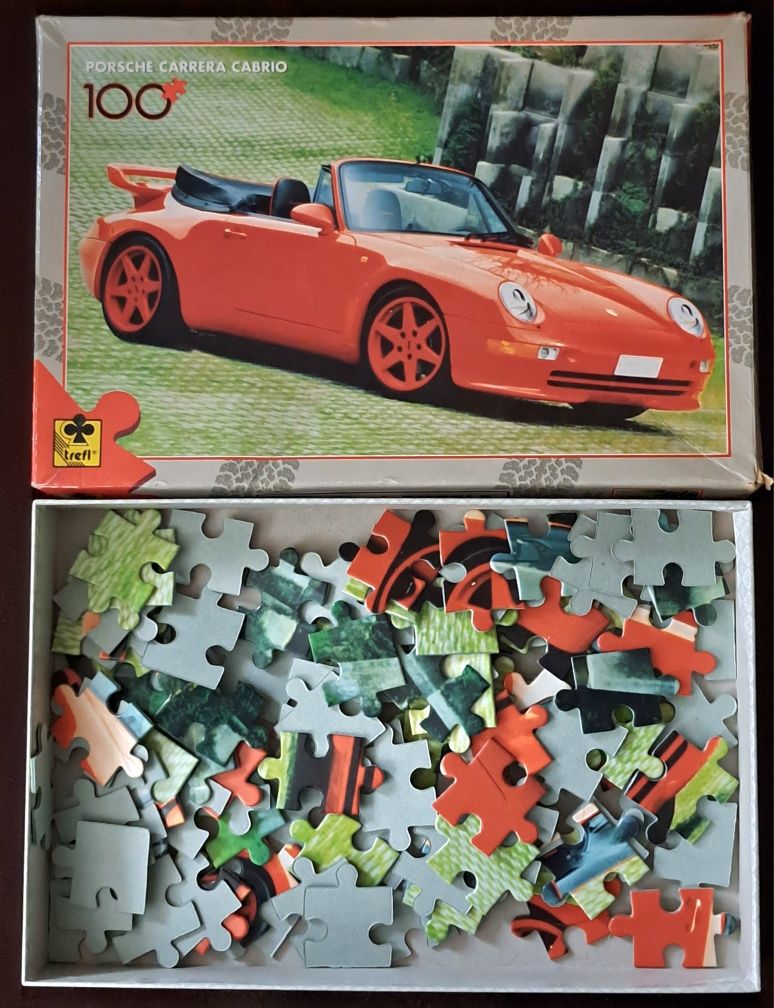 Puzzle 200 elementowe Porsche carrera cabrio.