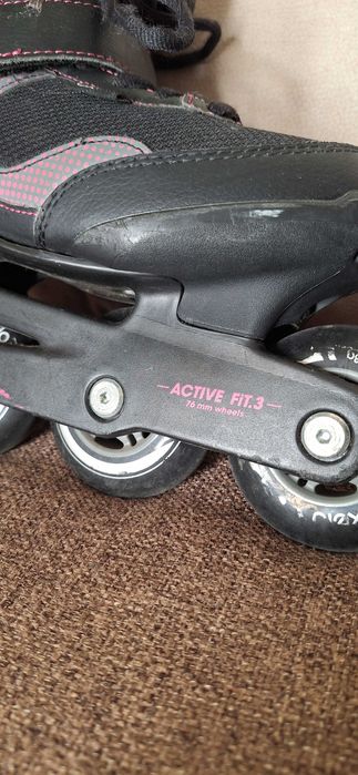 Patins em Linha oxelo em bom estado, tamanho 37