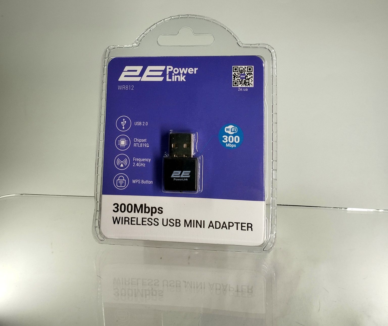 Бездротовий USB Wi-Fi Адаптер 2E
