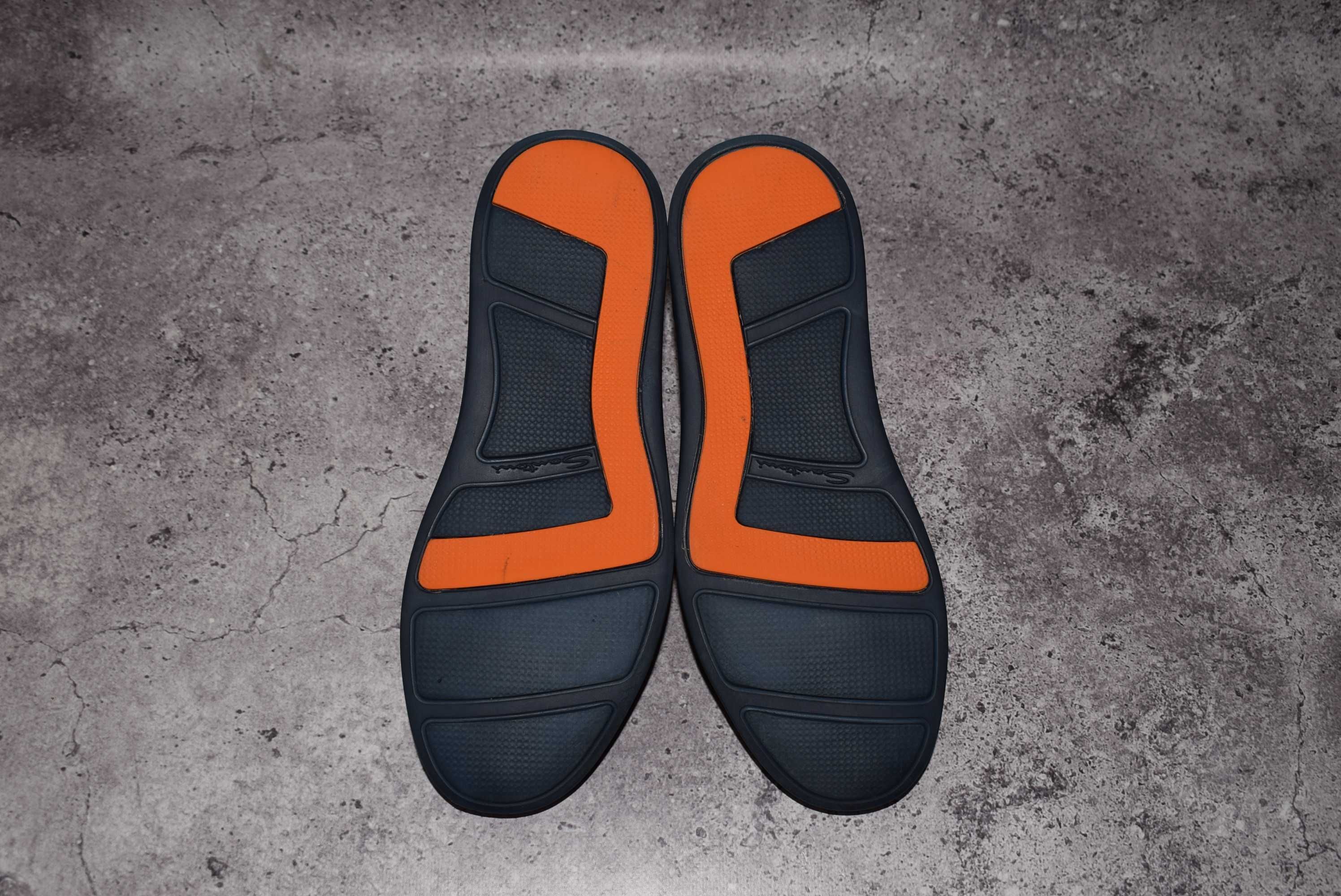 Santoni Suede Sneakers (Мужские Премиальные Кроссовки Кеды Сантони )