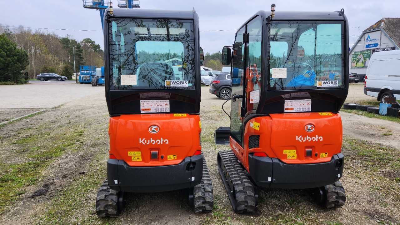 Wynajem minikoparki Kubota KX-018-4 Cała Polska Wynajem minikoparek