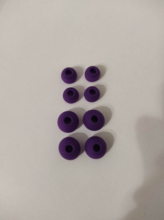 Zatyczki fioletowe nakładki quiet loop gumeczki