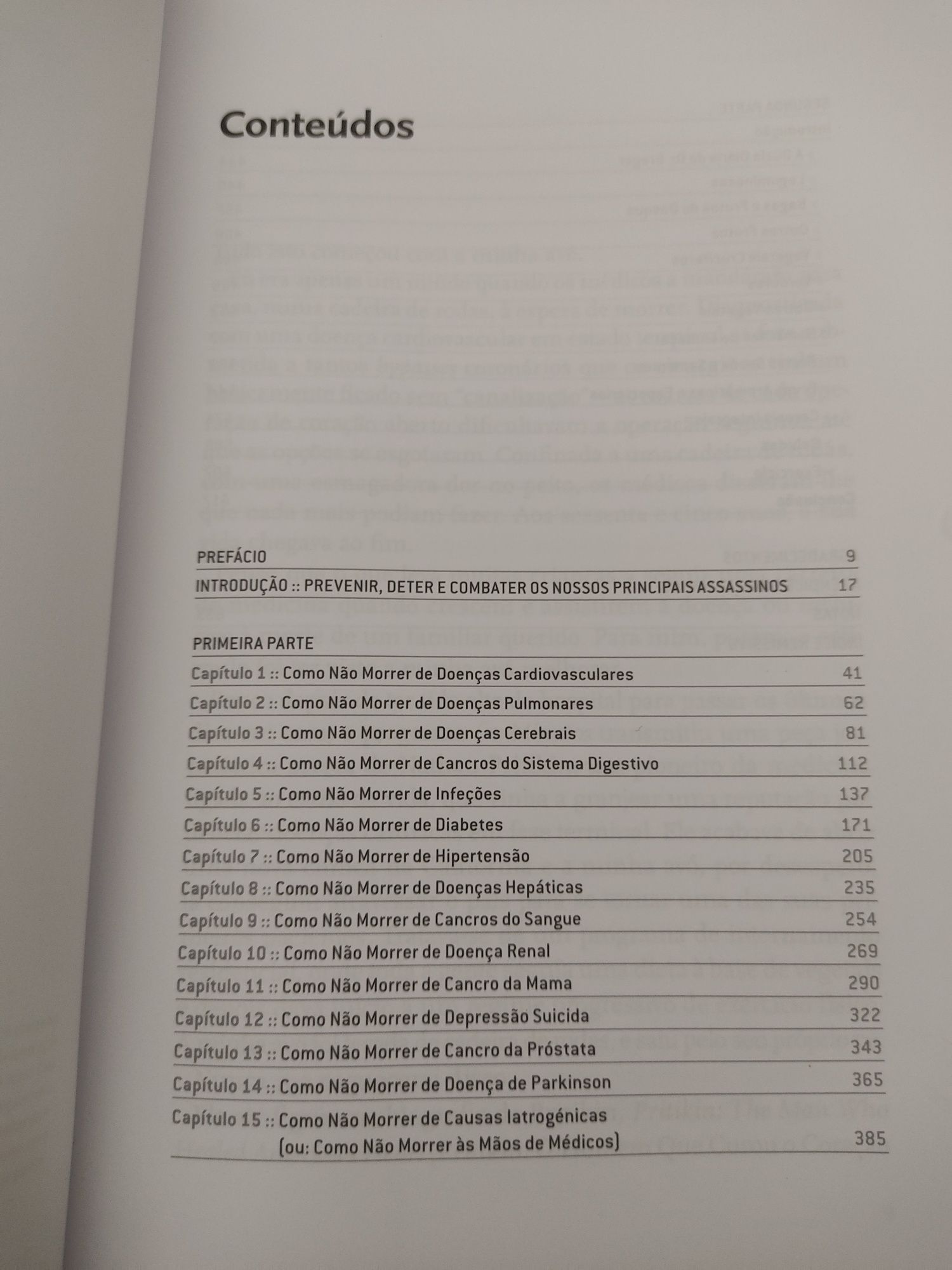 Livro "Como não morrer" mais livro de receitas