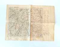 Stara mapa topograficzna Mogilno 1935 Wojskowa