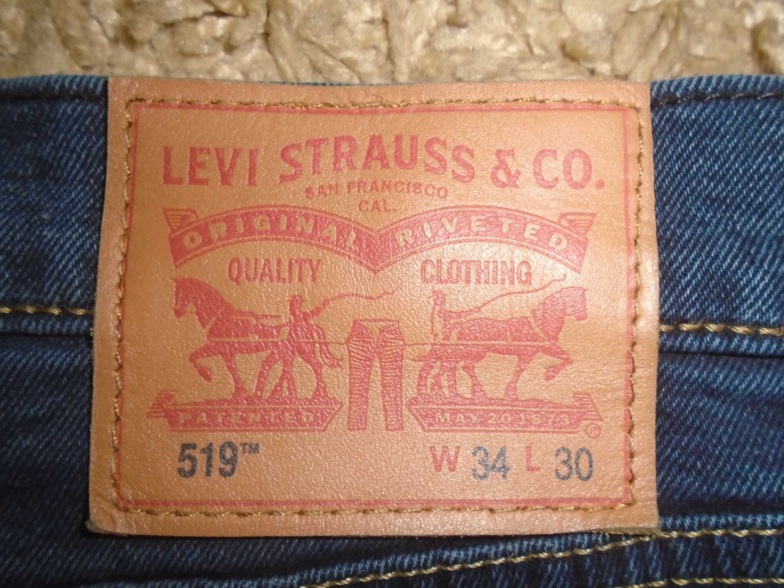 Джинсы Levis 519 USA W34-33 L30