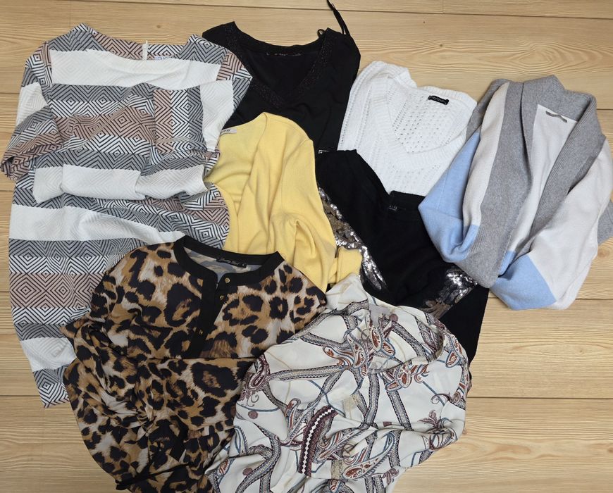 Paczka ubrań 18 sztuk, r. 38