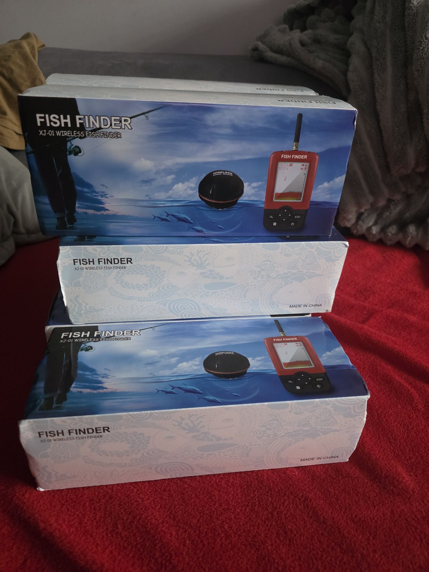 Echosonda sonar fish finder typu deeper.