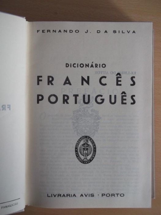 (Raridade) Dicionário Elementar Francês/Português
