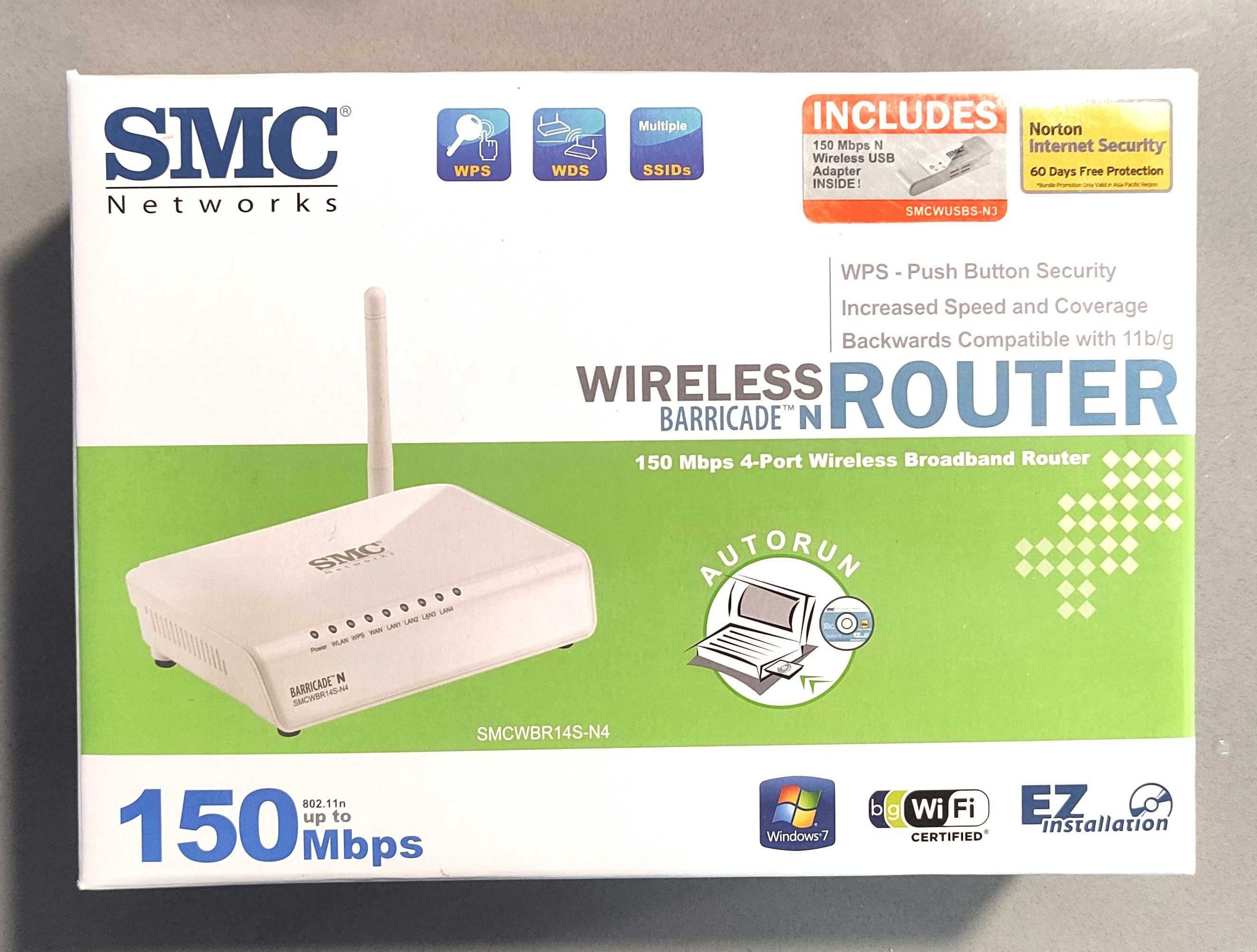 Router Wireless SMS Barricade 150MB