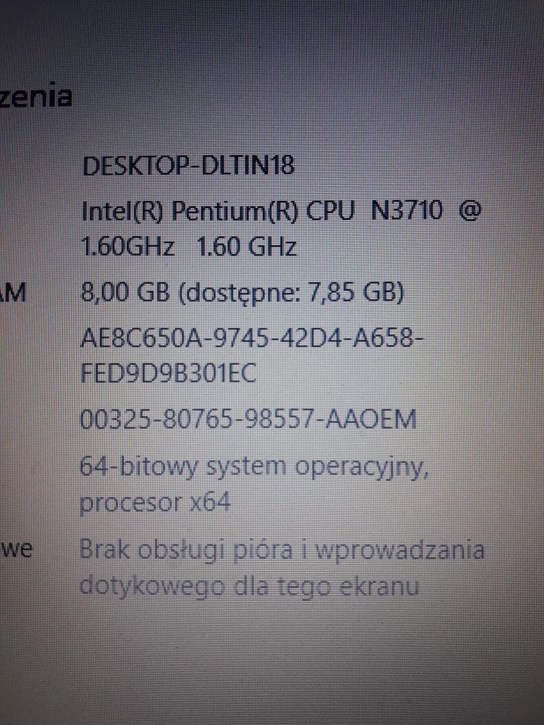 Laptop HP 250 G8 15.6" IPS i5-1035G1 8GB RAM 256GB SSD