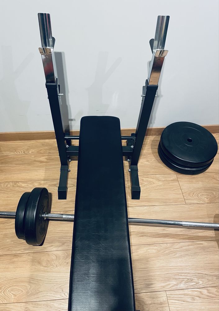 Ławka do ćwiczeń Gorilla Sports Zestaw