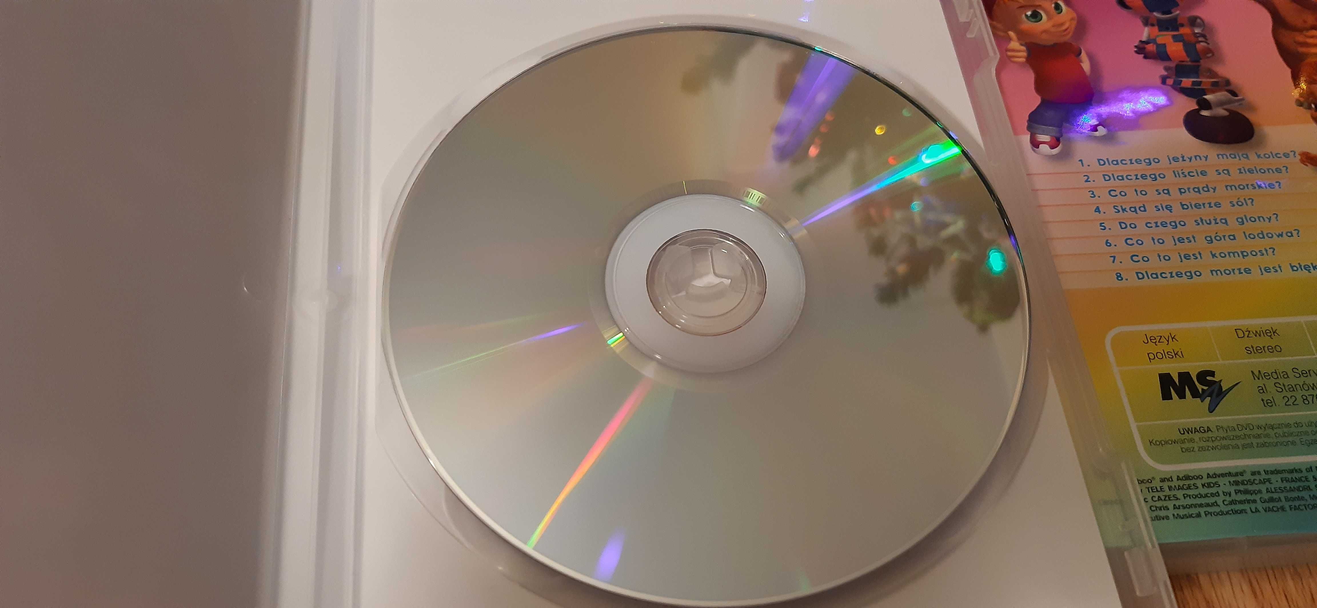 3 bajki edukacyjne dla dzieci Adibu dvd zestaw