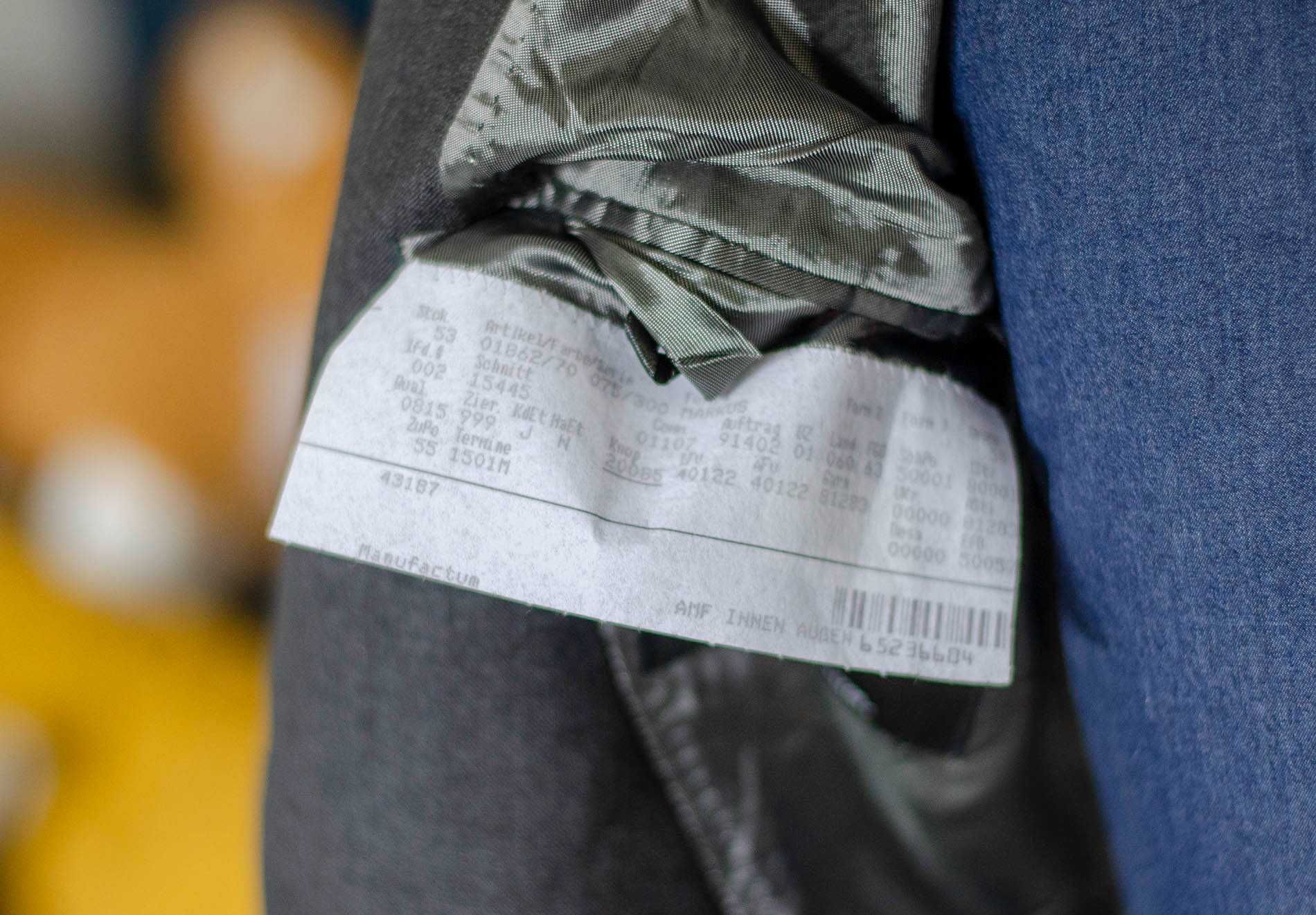 Marynarka Bespoke, MTM r54, half canvas, Manufactum, 100% wełna 4ply