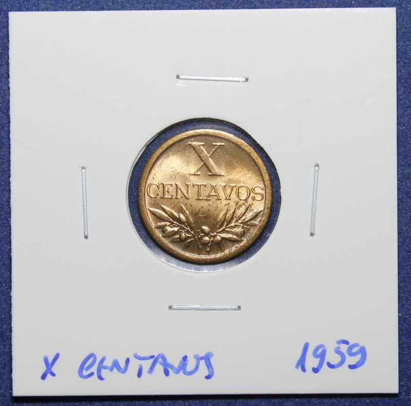 Moeda X Centavos 1959 Bronze - SOBERBA
