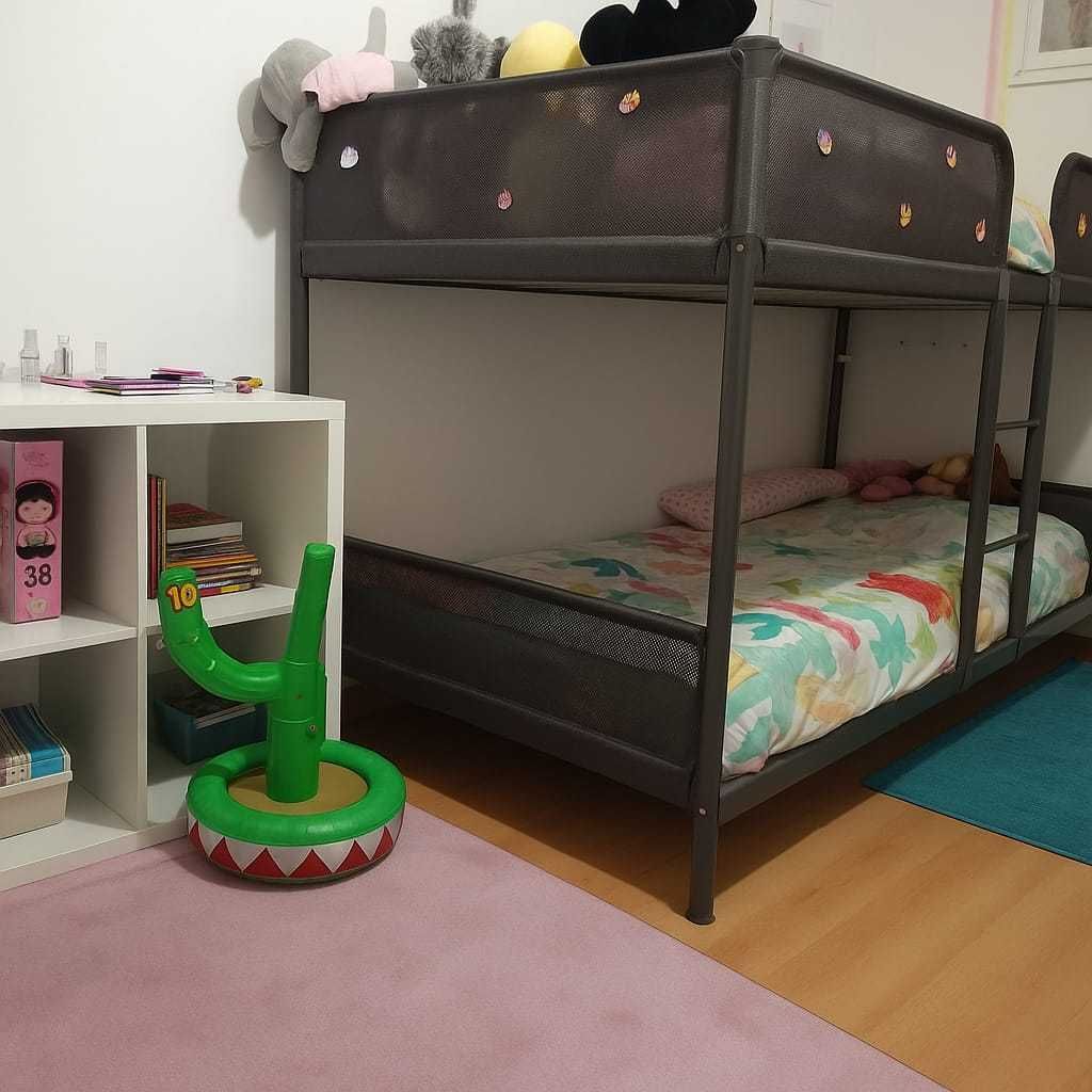 Beliche IKEA metálico infantil – ótimo estado