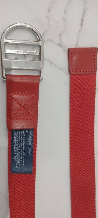 Pasek czerwony Tommy Jeans damski