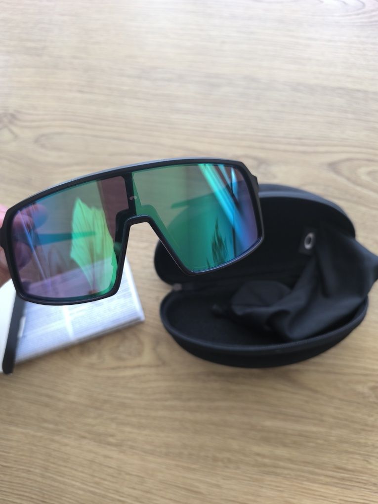 Oakley matte black prizm road jade
