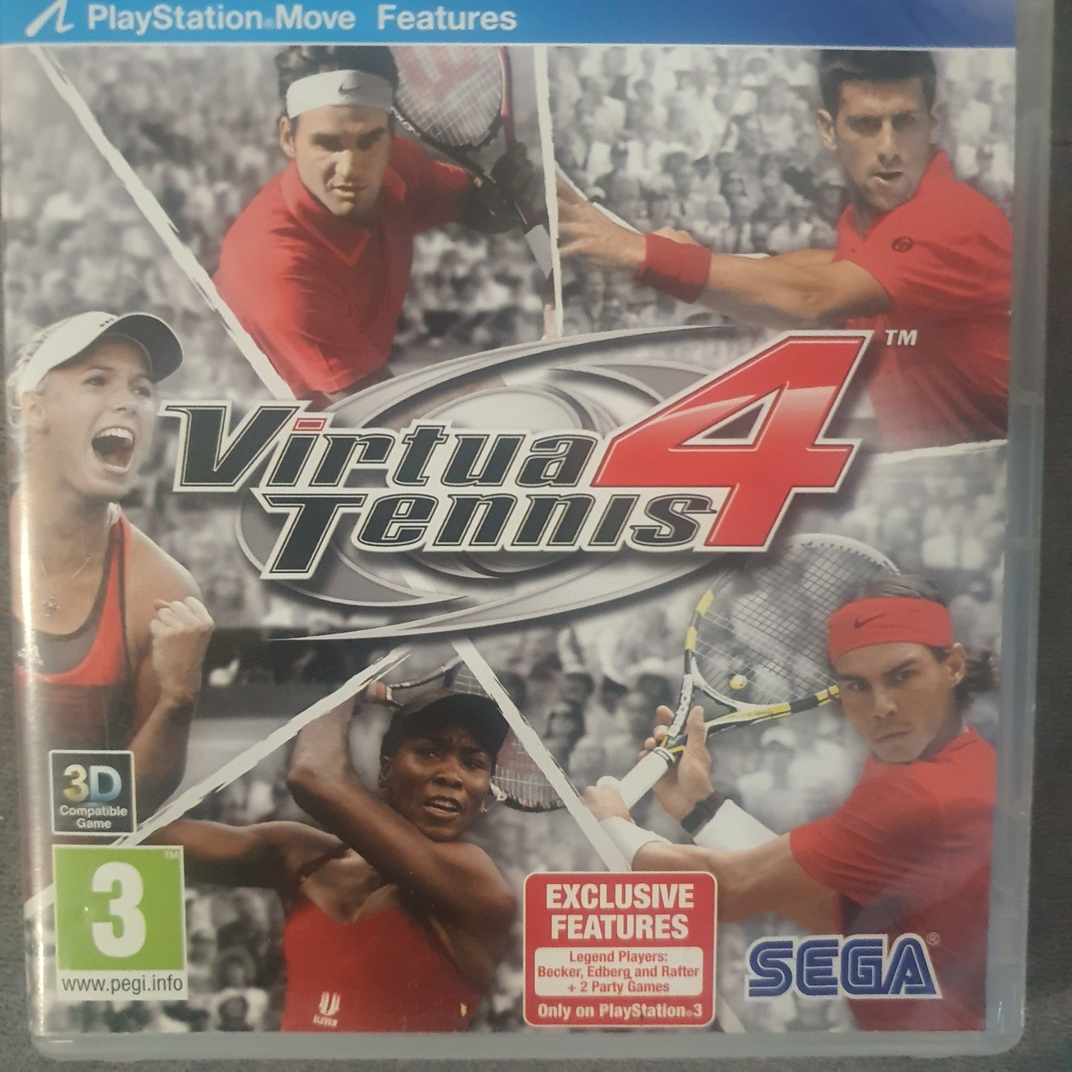 Virtua 4 Tennis PS 3 gra