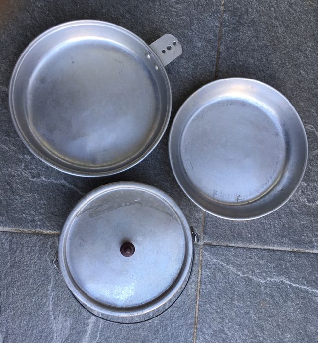 Conjunto louça/tacho campismo