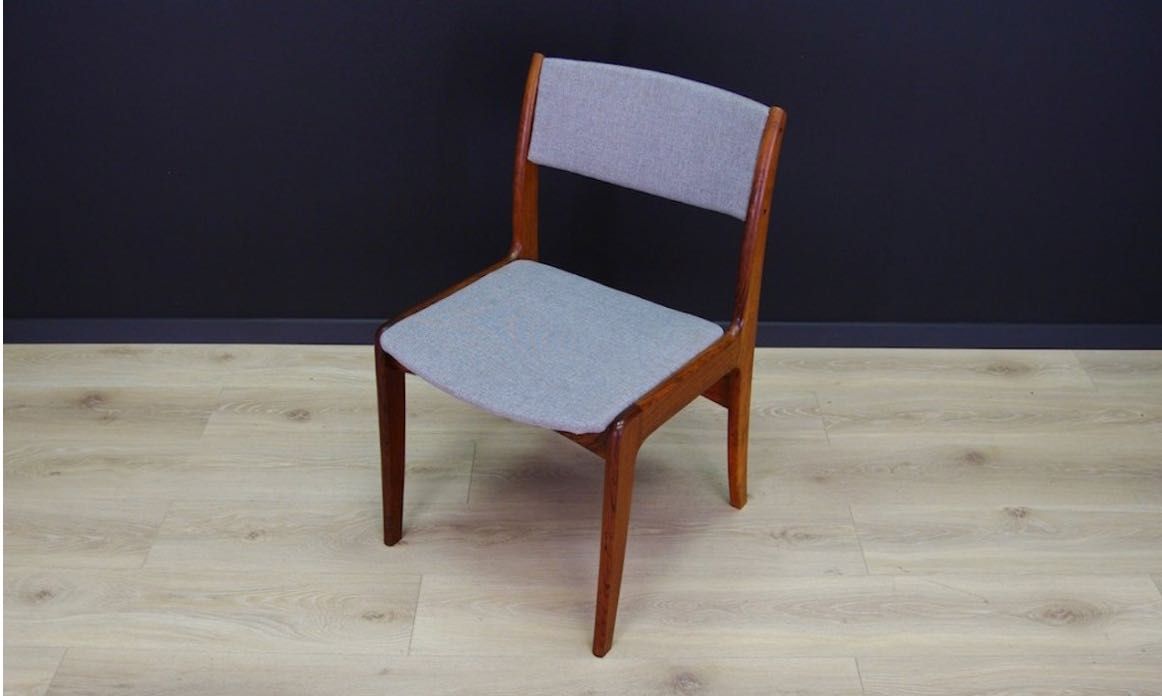Komplet 6 oryginalnych krzeseł duńskich