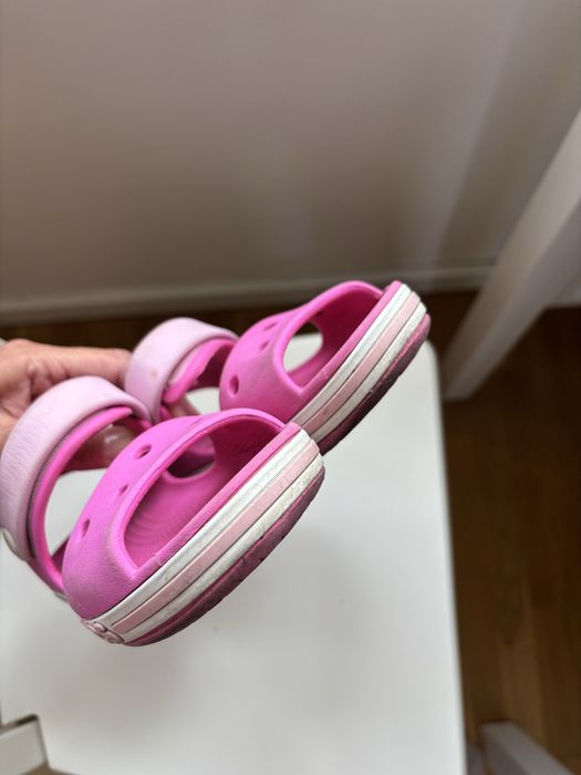 Sandały Crocs C12 różowe