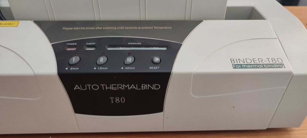 Termobindownica ARGO T-80