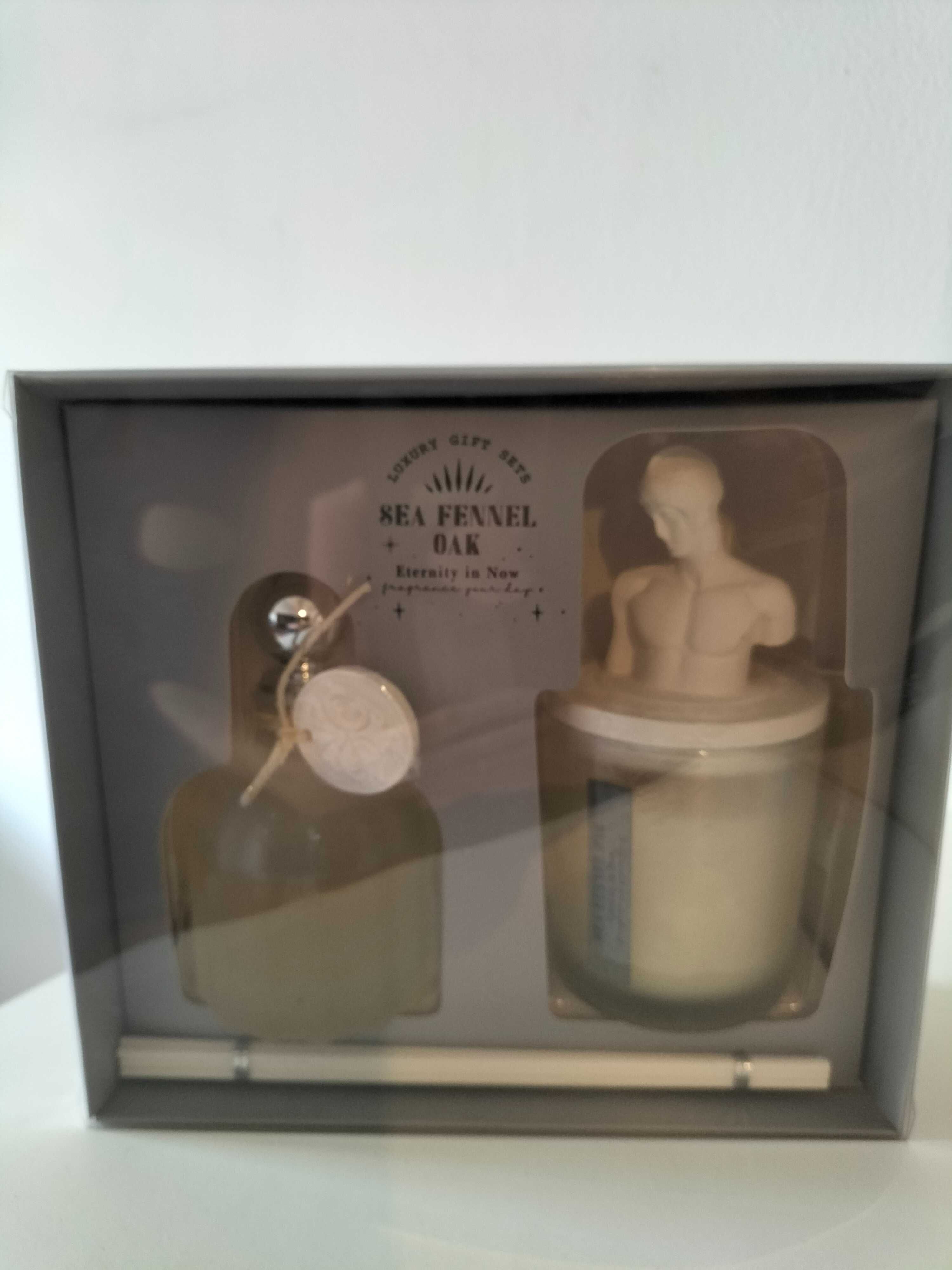 Caixa de vela e fragância aromática de casa