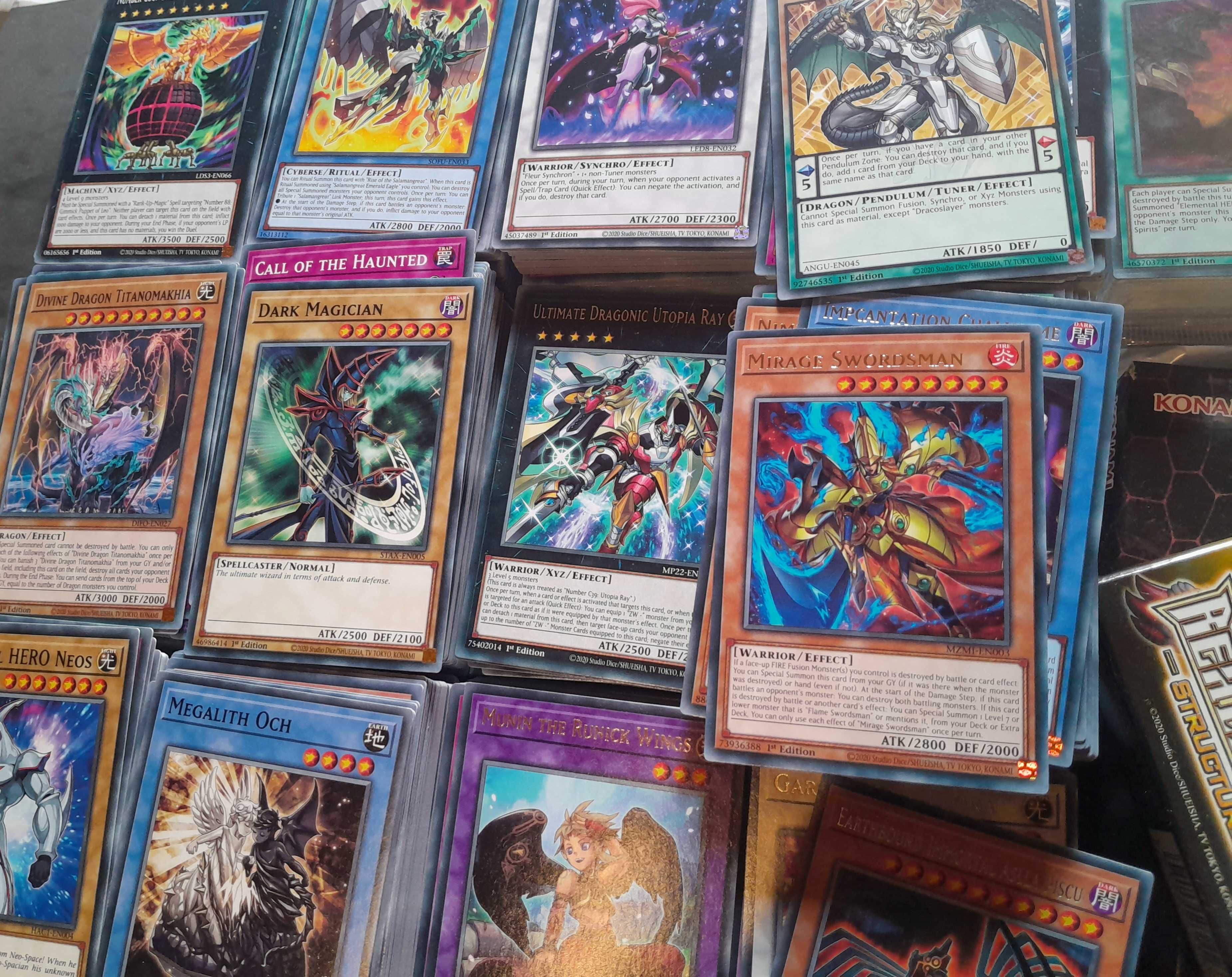 YU-GI-OH-2593 Cartas+ Boxes Seladas